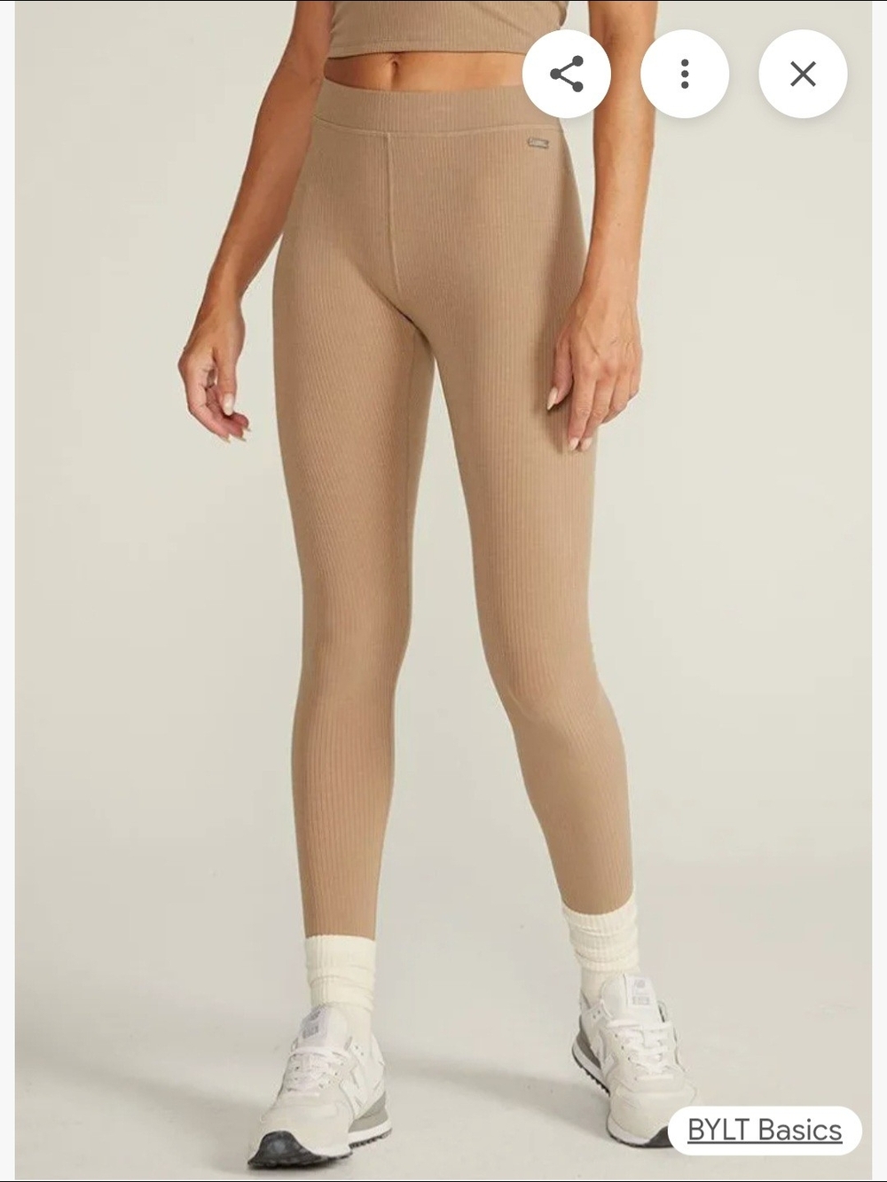 BYLT Ribbed High-Waist Leggings